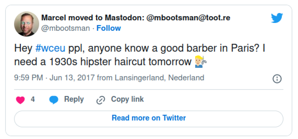 Screenshot of tweet 874717776660885504.