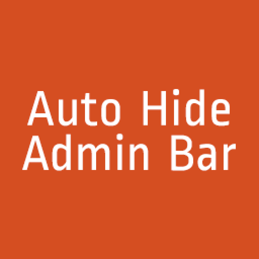 Auto Hide Admin Bar icon.