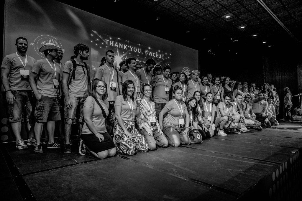 WordCamp Europe 2015 Volunteers - Photo by Florian Ziegler.